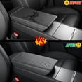 thumbnail image 2 of Center Console Armrest Cover & Armrest Hidden Compartment Organizer Storage Compatible with 2025 2026 New Tesla Model Y Juniper / 2024 Model 3 Highland Interior Accessories - 2 Pieces, 2 of 9