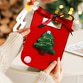 thumbnail image 7 of Yhmxh Christmas Gift Bags Felt Christmas, Red and Green Felt Treat Bags with Handles, Santa Claus Suit Treat Baskets Present Bag Reusable Gift Baskets for Holiday Xmas Party Favor Decoration, 7 of 7
