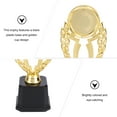 thumbnail image 2 of CIMAXIC golden trophy 19.5cm Golden Creative Design Award Trophy Plastic Reward Prizes Decor Competition Gift Awards Trophy with Black Base for Ceremony Appreciation,8.86"X2.95"X2.95", 2 of 4