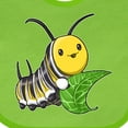 thumbnail image 4 of Inktastic Monarch Butterfly Caterpillar- Cute Baby Insect Boys or Girls Baby Bib, 4 of 4