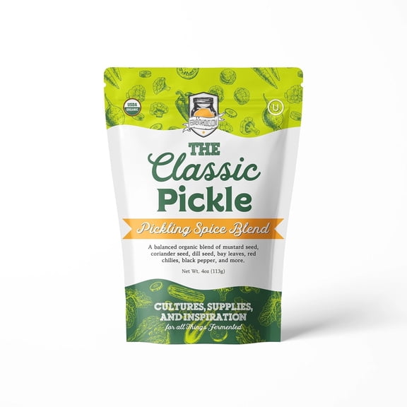 Fermentaholics The Classic Pickle Pickling Spice Blend – 4 oz Mix for Fermenting, Pickling, Seasoning Vegetables, Cooking, Marinades, Stews, Soups, Eggs, Meats, and More
