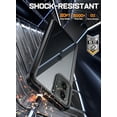 thumbnail image 2 of Poetic Guardian Case for Moto G 5G 2024 [Not Fit 2023 Version], Built-in Screen Protector, Black/Clear, 2 of 5