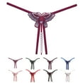 thumbnail image 6 of Women Sexy G-String Beaded Open File Underwear Sexy Butterfly Underwear Thong, 6 of 11