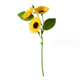 thumbnail image 2 of Xiao Hua 3 piezas de girasoles artificiales, flores falsas, flores artificiales para decoración de bodas, 2 of 5