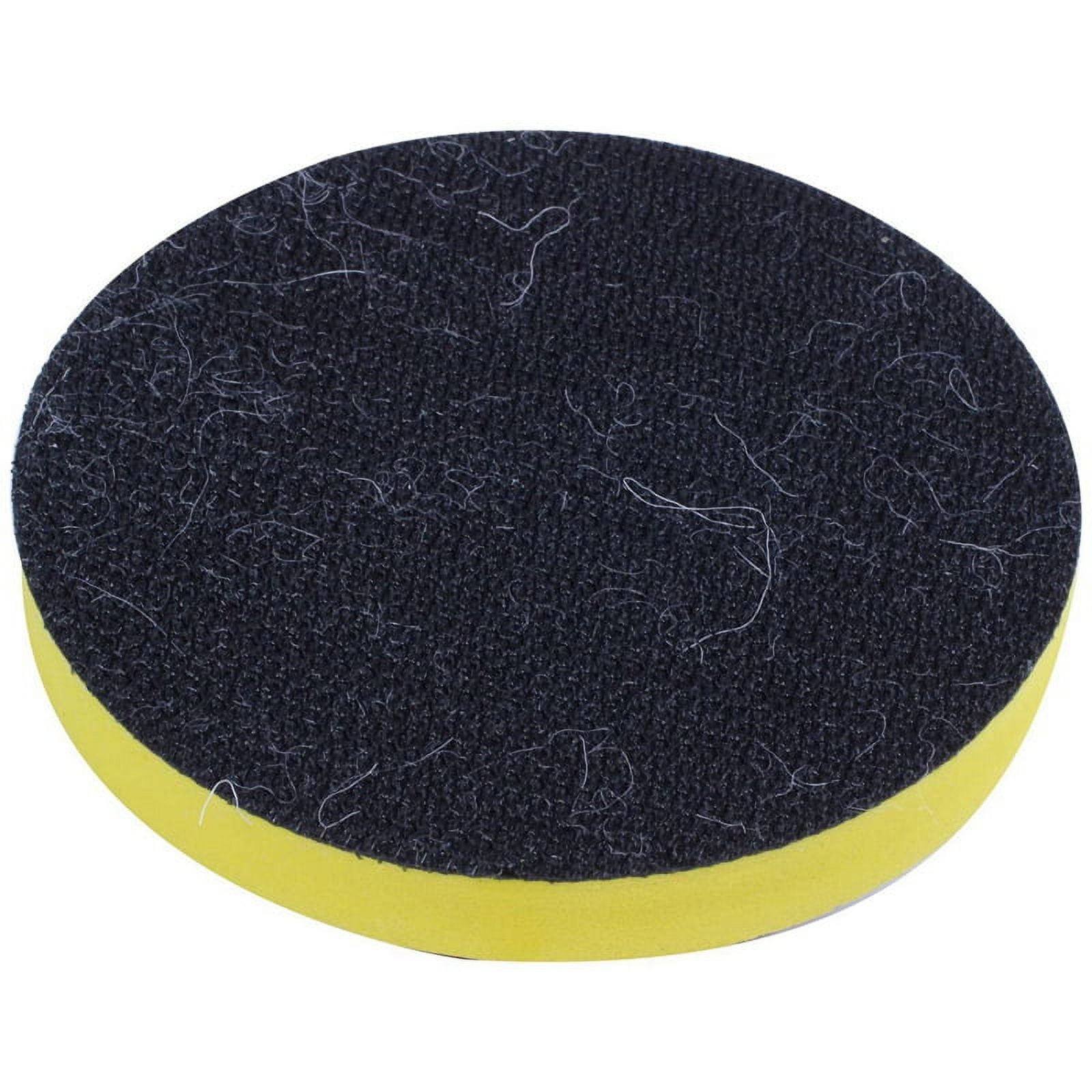 32PC 3Inch 75mm Felt Polishing Pad Windscreen Scratch Repair Glass Polishing Kit,4 x Backing Pad 20 x Rayon Felt Polishing Pads 4 x Polishing cloth(Random Color) 4 x M10 Thread Drill Adapter,white