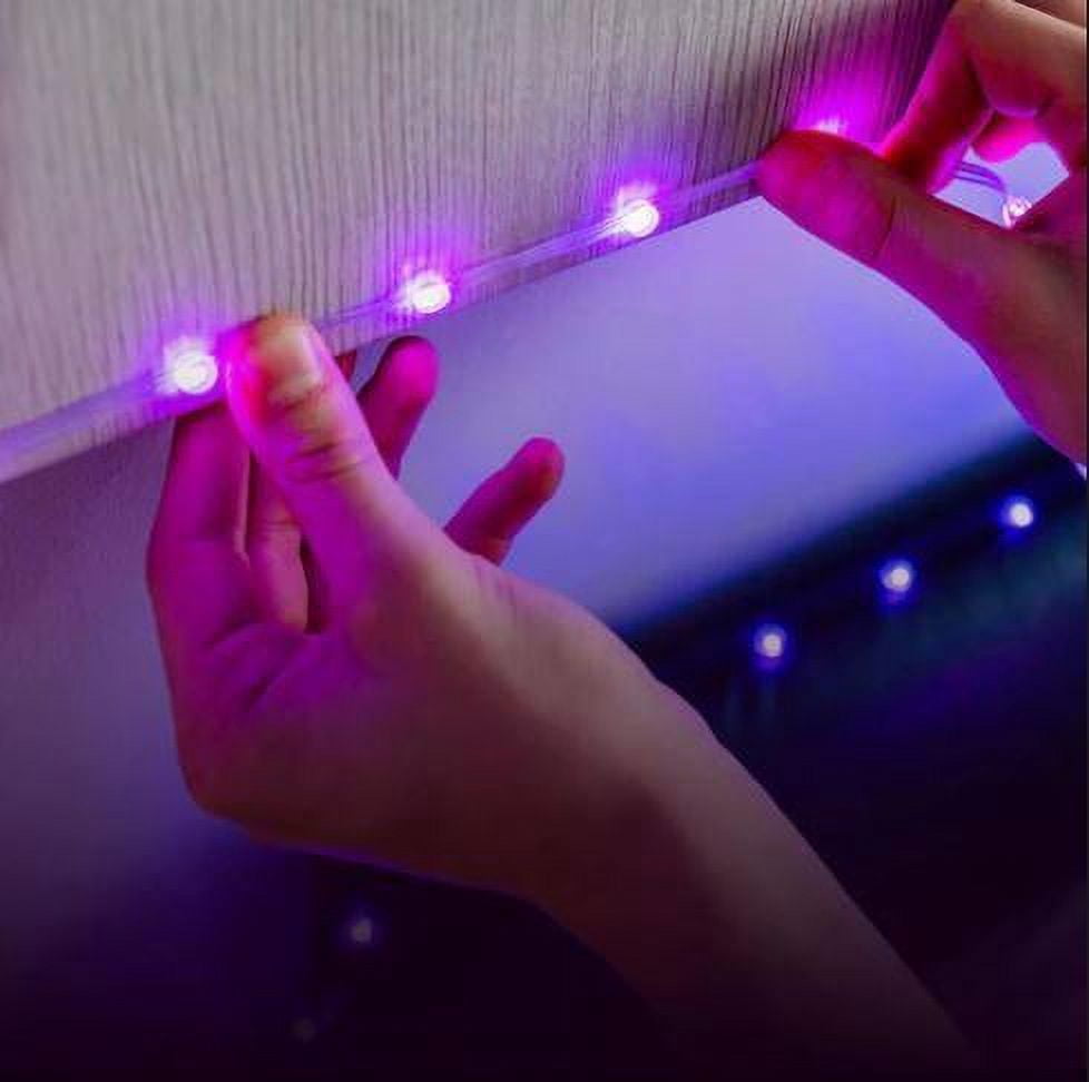 Twinkly Dots – 60 RGB LED Multicolor Lights String, Clear Wire, USB