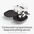 thumbnail image 3 of Meta Quest Compact Carrying Case — Works with Meta Quest 3/3S — Refreshed Compact Design — Fits Quest 3/3S, Touch Plus Controller, Active Straps, Charging Cable, and Adapter, 3 of 8