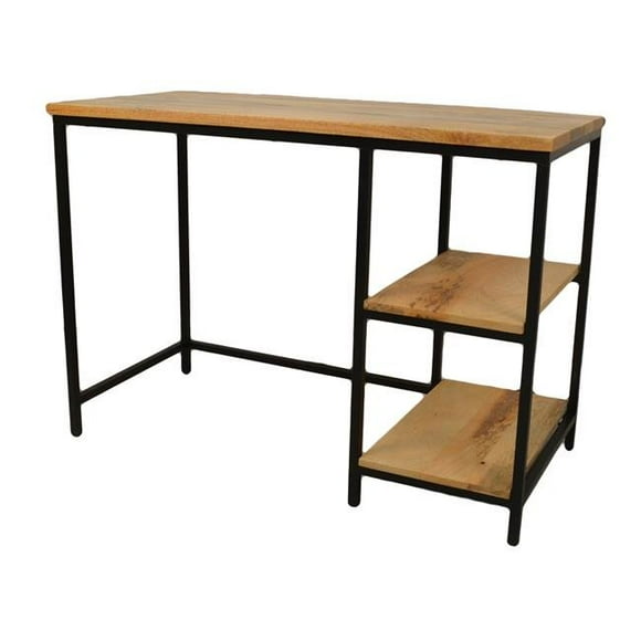 Brayden Desk - Natural & Black - 42 x 20 x 30 in.