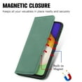 thumbnail image 3 of Dteck Shockproof Case for Samsung Galaxy A13 5G, Magnetic PU Leather Flip Back Cover Foldable Cover Card Holder Slot Stand for Galaxy A13 5G,Green, 3 of 5