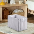 thumbnail image 3 of Foldable Fabric Storage Bins | Non-Woven Organizer Baskets with Reinforced Structure | Multi-Purpose Rectangular Storage Cubes for Home Organization | Collapsible Design for Space Saving, 3 of 5