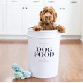 thumbnail image 3 of Harry Barker Bon Chien Dog Food Storage Canisters, Large 40lbs of Food ShopWise Round, 3 of 6