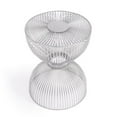 thumbnail image 5 of Beaumont Lane Silver Metal End Table, 5 of 7