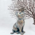 thumbnail image 4 of Garden Decor Statues,Cat Figurines Gifts with Butterfly,8" Scarecrow for Garden - for Indoor Outdoor Home Or Office,Garden Statues, 4 of 5