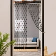 thumbnail image 3 of 1X Door Curtain 100X200Cm Love Heart String Curtain Window Door Divider Sheer Curtain Valance Curtain, 3 of 3