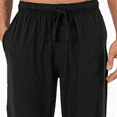 thumbnail image 3 of Puztloy Mens Pajama Pants Solid Elastic Waist Drawstring Lounge Pants Soft Comfy Sleep Pants with Pockets,Size M-3XL, 3 of 6