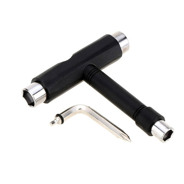 Labymos Outil de Skate 5-en-1 Matériel de Planche à Roulettes T-Key Portable pour Planches à Roulettes Longboards