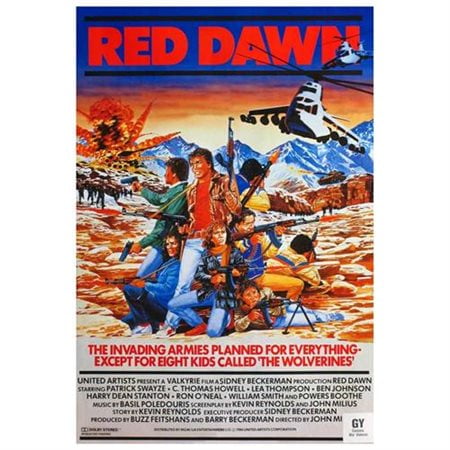 Red Dawn Movie Poster Style C 11 X 17 1984 Walmart Com