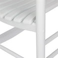 thumbnail image 4 of Shine Company Traditional Hardwood Indoor/Outdoor Porch Rocker in White, 4 of 10