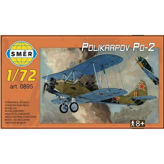 Polikarpov Po-2 in WW2 USSR, Finnish, French AF (1/72 model kit)