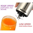 thumbnail image 4 of Portable Smoothie blender Glass bottle Mini USB rechargeable ROSEVIEW 2 battery Handheld Shakes blend Cup USB juicer Cordless Personal smoothies maker mixer, 4 of 7