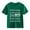 Blackish Green, variant on Coerni Kids Happy 100th Day of School T-Shirt Colorful Crayon Graphic Tee Boys Girls Kindergarten Casual Short Sleeve Tops