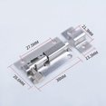 thumbnail image 3 of 4pcs Latch, Buckle Lock Bolt, Gate Latch, Door Lock Toggle Latch, Door Padlock, Door Bolts, Slide Bolt Banban, 3 of 5