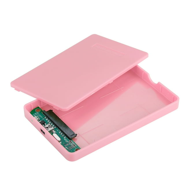 Play And Plug External Hard Drive Case, Tool-free High Speed Transmission External SSD Enclosure, For 2.5" 7-9.5mm HDD/SSD