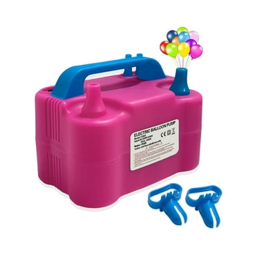 Electric Balloon Pump,110V 600W Balloon Blower Inflator Dual Nozzle Air Pump Balloons Inflator for Decoration, Party, Sport with 2 Tying Tools