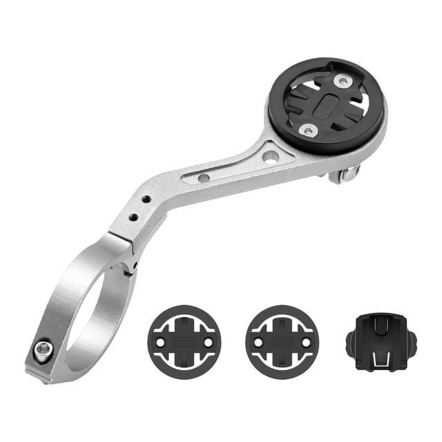 Handlebar Extension Mount, Bike Computer Mount Aluminum, Bicycle Handlebar Extender Bracket with Camera and Flashlight Mount, Cycling Computer Holder for Outdoor Riding and Commuting