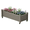 Gray-13.3"H, variant on Bifanuo Durable Resin Raised Garden Bed, Plant Stand with Lockable Wheels for Flowers, Vegetables,Herbs- Perfect for Backyard, Patio, and Balcony(Gray)