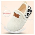 thumbnail image 5 of Barerun Toddler Boys Girls Slippers House Shoe Winter Fuzzy Slippers for Kids Beige Size 6, 5 of 8