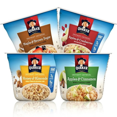oatmeal cups quaker cereal instant breakfast express variety pack count microwave oats vanilla without overnight packs single mess boiling cereals