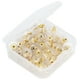 thumbnail image 2 of Tapones De Respaldo De Aretes, 100 Piezas/caja De Repuestos De Respaldos De Aretes Latón Duradero Para Collares Para Aretes Para Manualidades De Bricolaje Para Pulseras, 2 of 7