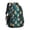Basketball and Fire, variant on Basketball and Fire Teal Pattern Cute School Backpack Bag with Padded Back and Adjustable Shoulder Straps 16.9 X 12.6 X 5.9 Inches