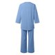 thumbnail image 5 of Conjunto informal de dos piezas para mujer: camisa de manga larga y pantalones de cintura alta - Camisa de color liso con botones, pantalones holgados con bolsillos, tallas S-XXL para todas las oca, 5 of 5