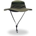 thumbnail image 1 of Fishing Hats Windproof UPF50+ UV Protection Bucket Beach Mesh Sun Hat 56-61cm, 1 of 7