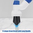 thumbnail image 5 of Qaestfy Floor Grout Scrub Brush with Squeegee 3 in 1, 55'' Extendable Long Handle Floor Scrubber Cleaner Brush for Scrubbing Deck, Tile, Garage Floor, Patio, Concrete, Rug, Shower Bathroom, 5 of 7