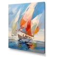 thumbnail image 2 of Designart "Sailboat modern Winds I" Nautical & Beach Wall Decor, 2 of 5