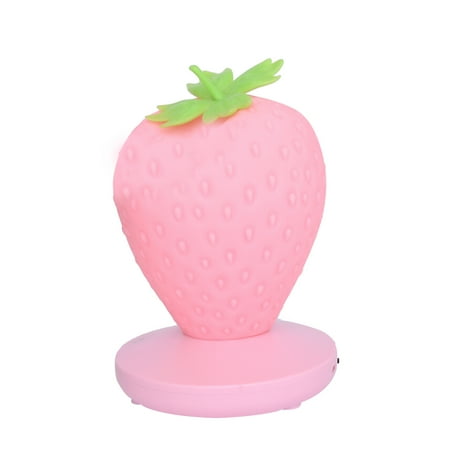 

Touch Dimmable LED Night Light Lamp Silicon USB Strawberry Light for Baby Children Kids Gift Bedroom Living Room Decora