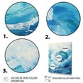 thumbnail image 3 of Designart "Ocean Marine Muted" Nautical & Beach Floater Framed Wall Art Living Room, 3 of 7