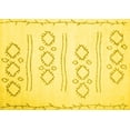 thumbnail image 1 of Ahgly Company Machine Washable Indoor Rectangle Solid Yellow Modern Area Rugs, 3' x 5', 1 of 4