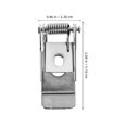 thumbnail image 2 of SEWCHICS 10pcs Downlight Spring Clamp Iron Silver Simple Design For Lighting Fixtures Accessories, 2 of 5