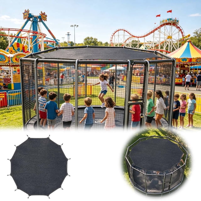 Outdor Dodecagonal Trampoline Sun Shade Cover Outdoor Shield For Jumping Area