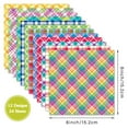 thumbnail image 5 of 24 Sheets Scrapbook Paper, 6 x 6 Inch Colored Cardstock Origami Decoupage Paper for Bullet Junk Journal Photo Album Card Making Crafts Supplies, 5 of 5