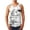 Blanc, variante sur Débardeurs Sans Manches Ajustés pour Hommes Col Rond Débardeurs Graphiques Décontractés pour Entraînement T-Shirt de Musculation Léger Débardeurs de Gym Athlétiques