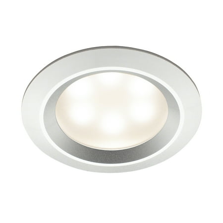 

Recessed LED light in Satin Aluminum