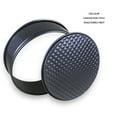 thumbnail image 2 of kkbbma under $5 4Pcs Removable Bottom Cake Pan, Round Cake Mold, Movable Bottom Cake Pan, Honeycomb Carbon Steel Cake Mold, Baking Appliance, Non Stick Cake Pan, Cheesecake Pan, Oven Safe Pan, 2 of 9