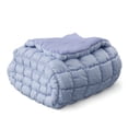 thumbnail image 6 of Mainstays Kids Light Purple Solid Puffy Comforter Set, Twin, 2 Pieces, 6 of 9
