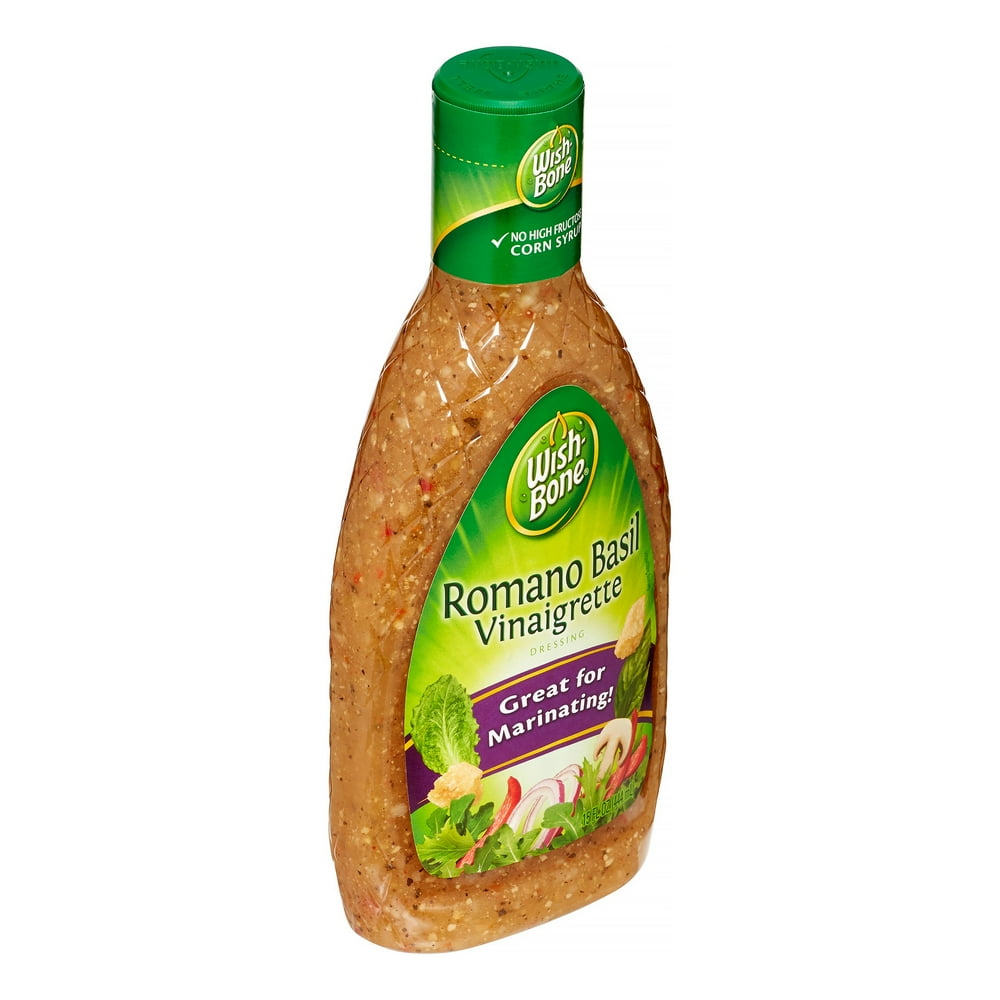 WishBone Salad Dressing Romano Basil Vinaigrette 15 Fl Oz Walmart