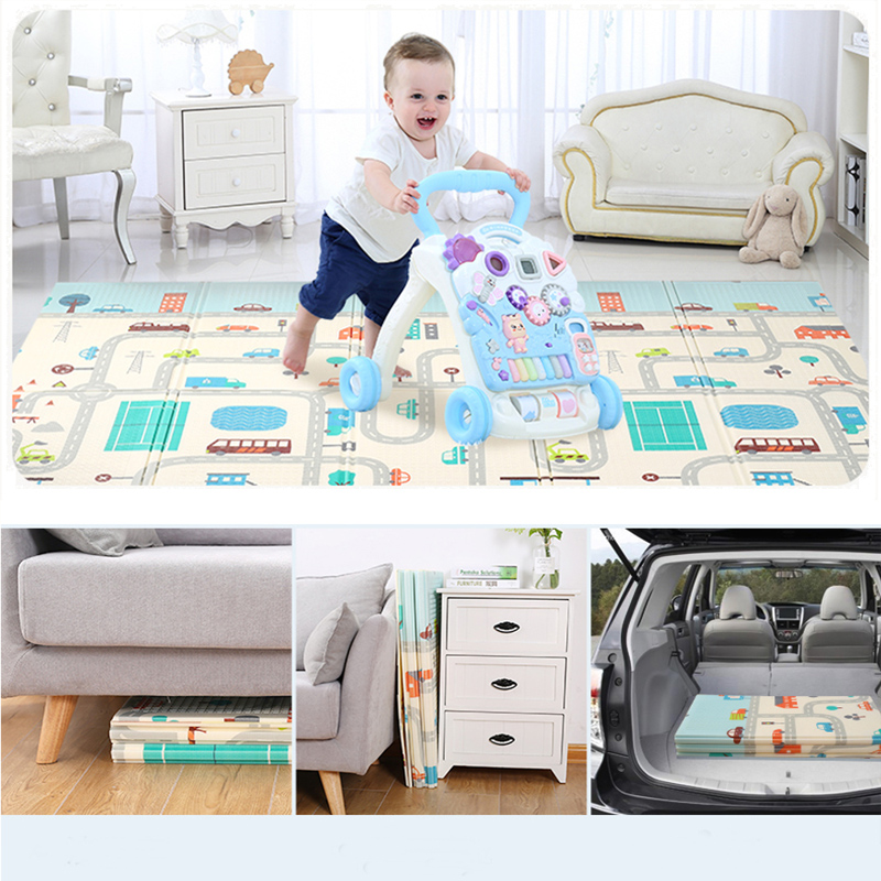 Foldable Baby Game Play Mat Xpe Puzzle Mat Educational Children's